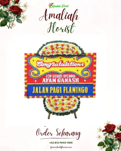 Bunga Papan Congratulation di Tenogo